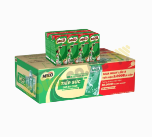 Thùng 48 hộp sữa Milo lúa mạch uống liền 180ml