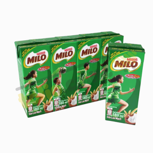Lốc 4 hộp sữa Milo lúa mạch uống liền 180ml