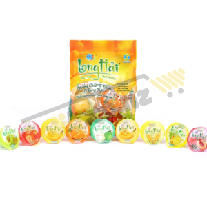 Thạch rau câu Long Hải trái cây đủ vị túi 416g