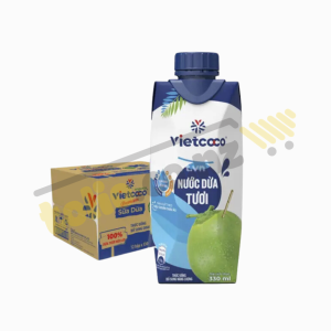 Thùng 24 hộp nước dừa tươi Vietcoco 330ml