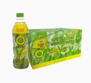 Thùng 24 chai Trà xanh không độ chai 455ml