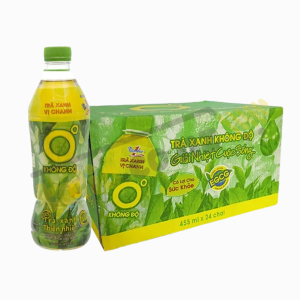 Thùng 24 chai Trà xanh không độ chai 455ml