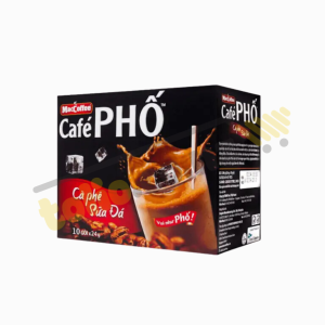 Cà phê Phố sữa đá hộp 10 gói x 24g