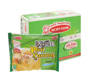 Thùng 24 gói miến Phú Hương sườn heo gói 56g