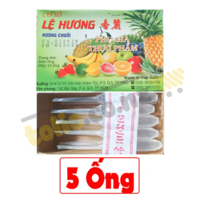 Set 5 ống dầu chuối Lệ Hương 5ml