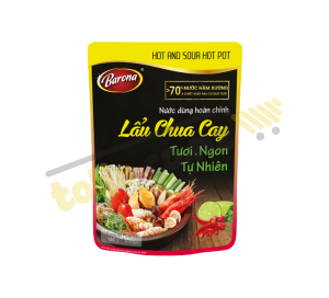 Xốt lẩu chua cay Barona gói 180g