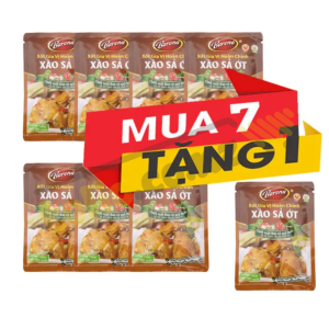 [Mua 7 tặng 1] Set 8 gói xốt xào sả ớt Barona 80g