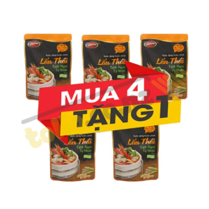 [Mua 4 tặng 1] Set 5 gói xốt lẩu thái Barona 180g