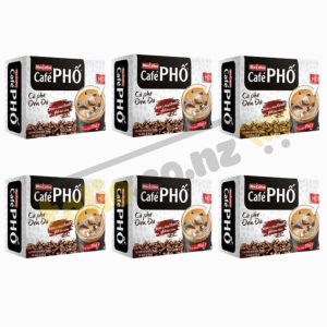 Set 6 hộp cà phê Phố đen đá hộp 10 gói x 16g