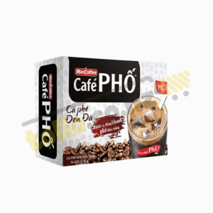 Cà phê Phố đen đá hộp 10 gói x 16g