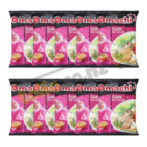 Set 10 gói mì khoai tây Omachi sườn hầm ngũ quả 80g