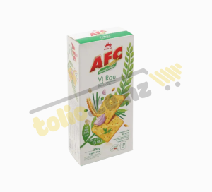 Bánh cracker dinh dưỡng AFC vị rau hộp 200g (8 gói x 25g)