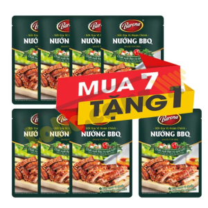 [Mua 7 tặng 1] Set 8 gói xốt nướng BBQ Barona 80g