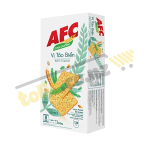  Bánh cracker dinh dưỡng AFC vị tảo biển hộp 200g (8 gói 25g)