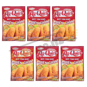 Set 6 gói bột tẩm khô chiên giòn Aji-Quick 42g