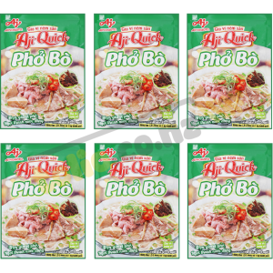 Set 6 gói gia vị nêm sẵn nấu phở bò Aji-Quick 57g