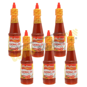 Set 6 chai tương ớt Cholimex 270g
