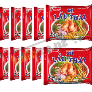 Set 10 gói mì Lẩu Thái tôm 83g