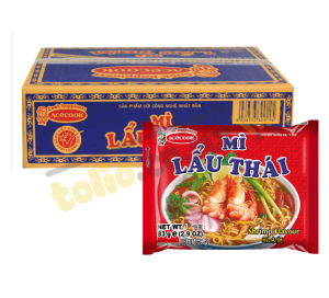 Thùng 30 gói mì Lẩu Thái tôm 83g