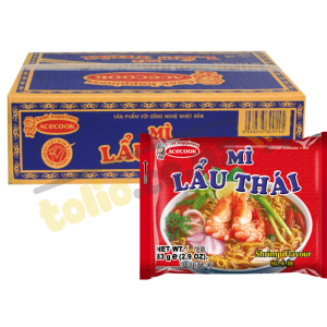 Thùng 30 gói mì Lẩu Thái tôm 83g