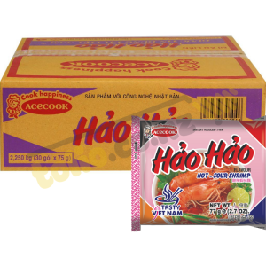 Thùng 30 gói mì Hảo Hảo tôm chua cay 77g