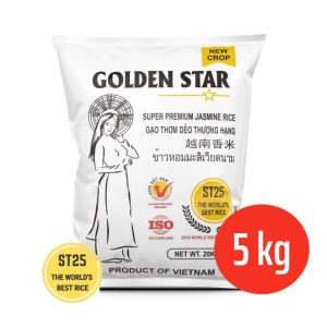 Gạo thơm thượng hạng ST25 GOLDEN STAR 5KG