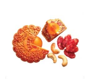 Bánh trung thu Kinh Đô thập cẩm lạp xưởng 1 trứng 150g