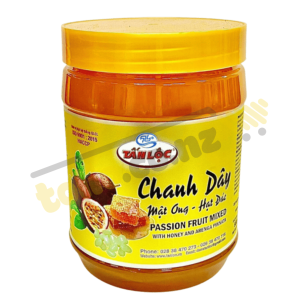 [HSD 17/09/2025] Chanh dây mật ong hạt đác Tấn Lộc hũ 900g
