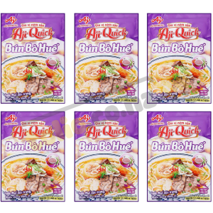 Set 6 gói gia vị nêm sẵn nấu bún bò Huế Aji-Quick 59g