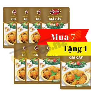 [Mua 7 tặng 1] Set 8 gói xốt giả cầy Barona gói 80g