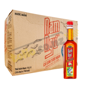Thùng 18 Combo nước mắm Nam Ngư 750ml và nước chấm Nam Ngư tỏi ớt Lý Sơn 100ml