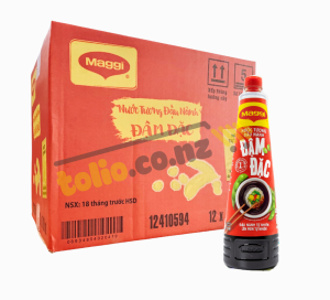 Thùng 12 chai nước tương đậu nành Maggi đậm đặc chai 700ml