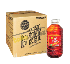 Thùng 4 can nước mắm Nam Ngư siêu tiết kiệm 4.8L