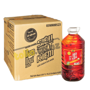 Thùng 4 can nước mắm Nam Ngư siêu tiết kiệm 4.8L