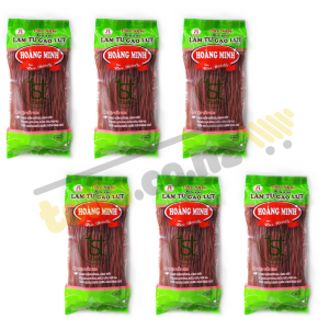 Set 6 gói bún gạo lứt đỏ Hoàng Minh 250g