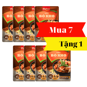 [Mua 7 tặng 1] Set 8 gói xốt bò kho Cholimex 90g