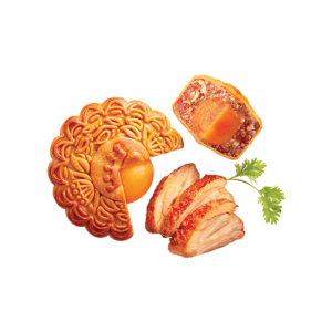 Bánh trung thu Kinh Đô gà quay xốt X.O 2 trứng 210g