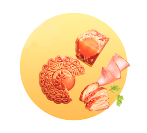 Bánh trung thu Kinh Đô gà quay jambon 1 trứng 150g