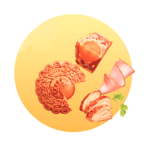 Bánh trung thu Kinh Đô gà quay jambon 1 trứng 150g