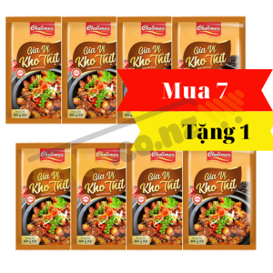 [Mua 7 tặng 1] Set 8 gói xốt gia vị kho thịt Cholimex 50g