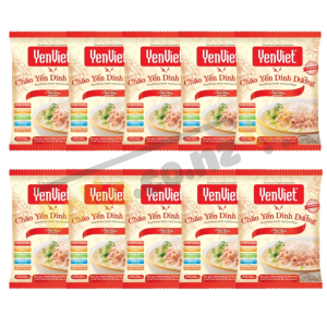 Set 10 gói cháo Yến dinh dưỡng YenViet vị thịt bằm 50g