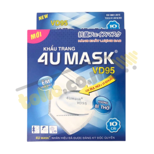 Khẩu trang y tế 4U mask VD95 hộp 10 cái