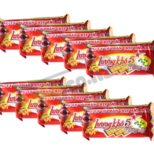 Set 10 gói lương khô tổng hợp Hải Châu 65g
