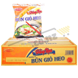 Thùng 30 gói bún giò heo Hằng Nga 75g